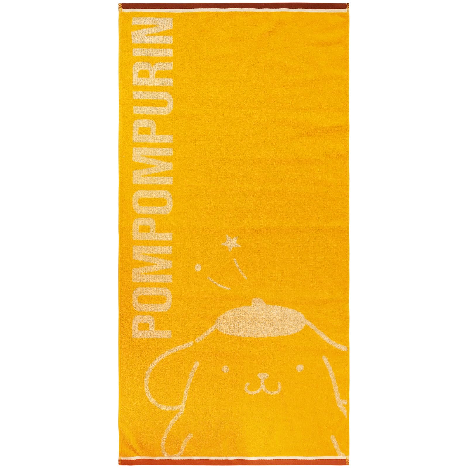 Компактное полотенце для ванны Hayashi 50 x Sanrio CN421203, прибл.. 100 см, All-Stars Pompompurin,