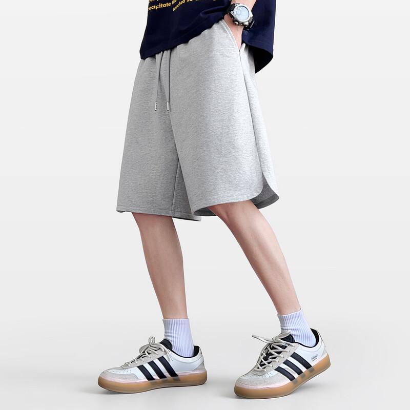 MINISO Men's Heavyweight Knit Summer Casual Shorts