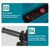 100/125MM Brushless Electric Angle Grinder 4 Speed Cutting Machine Power Tool 2pcs Lithium-Ion Battery For Makita 18V Battery