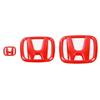Honda Car Front & Rear Emblem Cover Sticker for City XR-V Civic Accord CR-V Inspire Envix Trunk Steering Wheel Center Badge ajl256