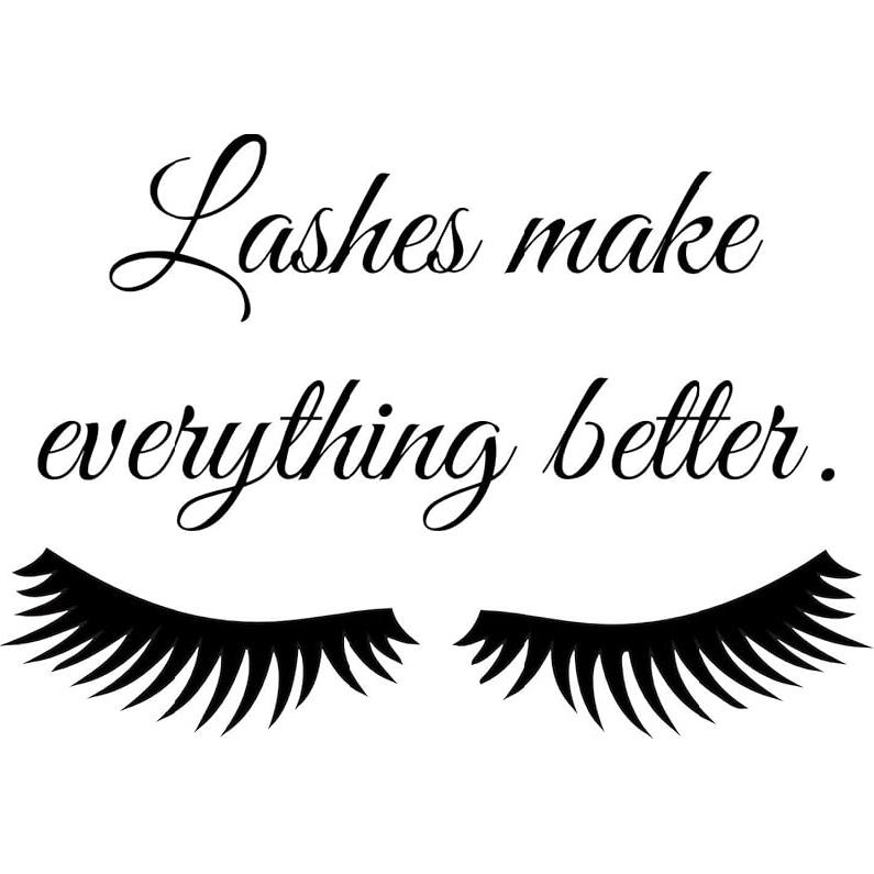 Girl Lips Beauty Salon Manicure Nail Service Art Wall Sticker Vinyl Decal Mural for Bedroom Dressing Table Living Room Home Decoration 23 X 18 In