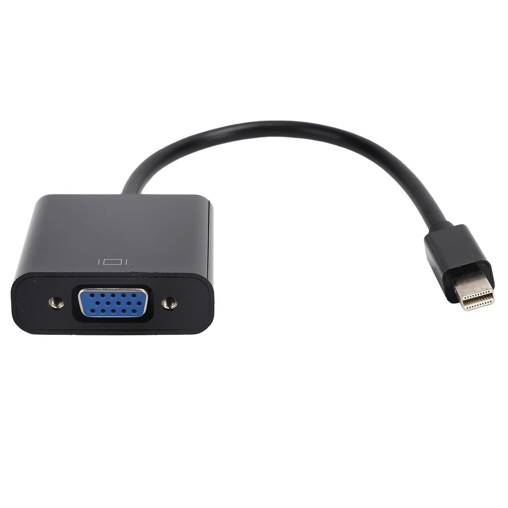 Adaptador Mini DP para VGA Macho para Fêmea Conversor de Recebimento de Fonte de Sinal DisplayPort