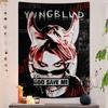 YYungblud Hot Singer Cartoon Tapestry Bohemian Wall Tapestries Mandala Home Decor