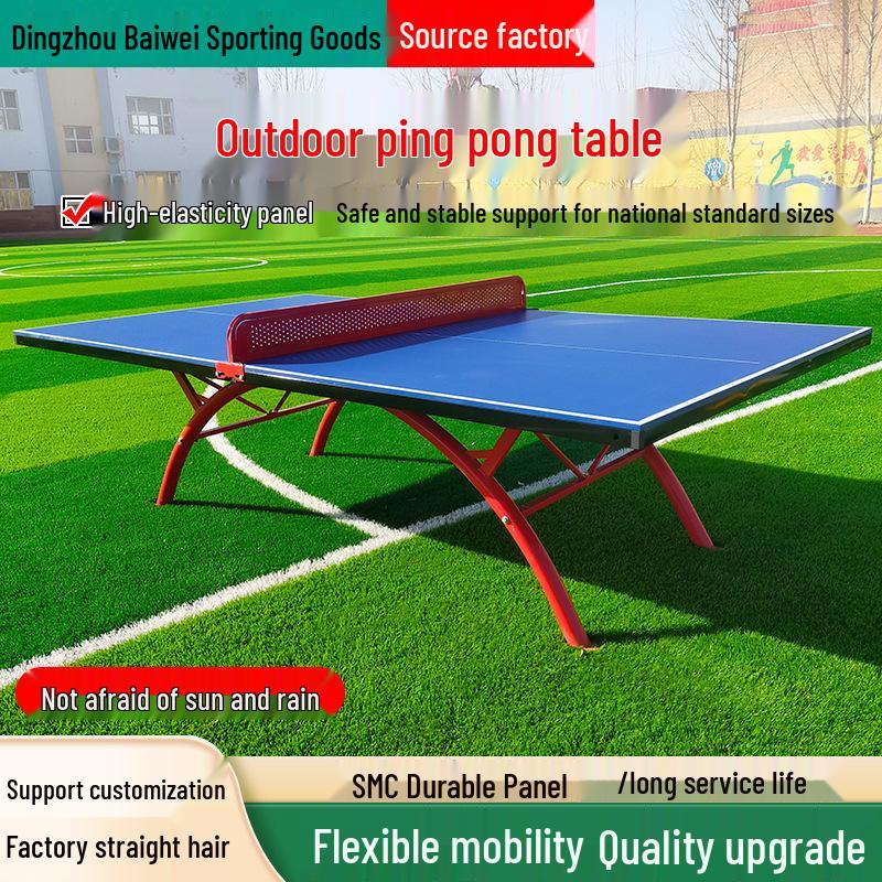Waterproof Outdoor Ping Pong Table - Competition-Grade & UV Protected
