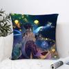 Xiao Genshin Impact Pillow Case Sofa Decorative Home Double-Sided Printing Short Plush Cushion Cover Throw Pillow Cover
