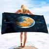 Beach Towel Planet Universe Space Microfiber Beach Towels,Super Absorbent Sand Free Quick Dry Travel/Pool Towel for Kids Adults