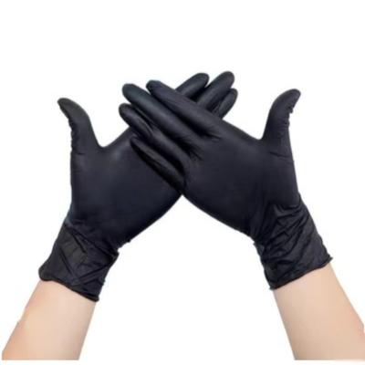 50 Stück schwarze Nitrilhandschuhe, Küche, Einweg-Latexhandschuhe für Haushalt, Küche, medizinische Handschuhe, Reinigungshandschuhe, Kuchenwerkzeuge, Einweghandschuhe