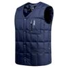 New men's down vest plus duck down vest dad middle-aged and elderly vest wholesale to keep warm autumn and winter