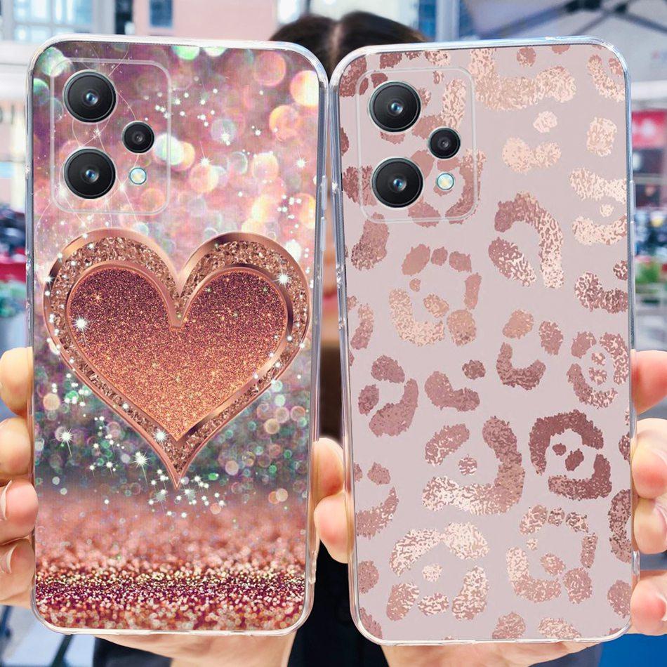 For Realme 9 Pro 5G Phone Case Realme 9Pro RMX3471 RMX3472 Elegant Printing Soft Silicone TPU Back Cover