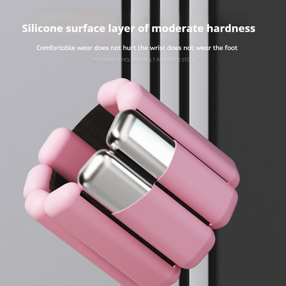 2 יחידות צמיד נשיאת עומס שק חול אימון כושר קיבולת נשיאת עומס ריצה פרק כף היד משקל נגד יוגה עמיד לזיעה