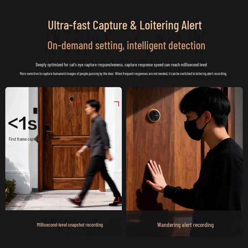 Ezviz DP2S 8MP Ultra HD Smart Peephole Camera (CN version)