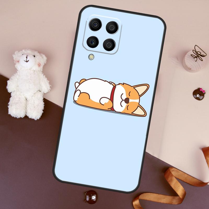 Cartoon Corgi Case For Samsung Galaxy M13 M54 M34 M14 M56 M36 M16 M31 M11 M53 M12 M32 M52 M35 M55 M15 M06