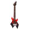 Bass Model Miniature Wooden Simulation Guitar Model Musical Instrument Ornaments