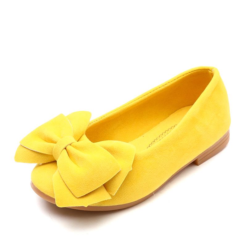 SexysexyLowest price online Kids Girls Dance Princess Flats Bowknot Casual Slip-on Fashion Soft Shoes