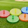 Transparent Colorful Golf Ball Position Markers Plastic Light weight Multicolor Selection Easyly Green Identification