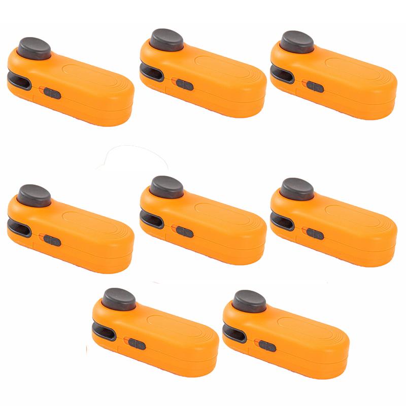 1/8pc Mini Sealing Machine Snack Bag Moisture-proof Heat Sealing Machine Plastic Bag Clip Food Fruit Snacks Preservation Tools