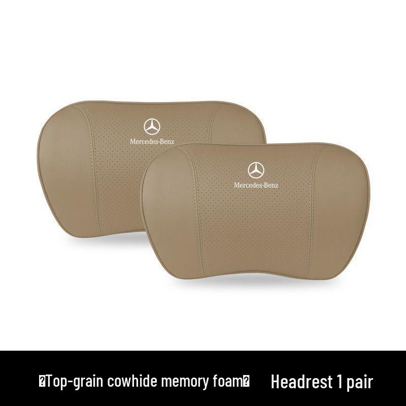 Compatible with Mercedes-Benz S-Class, C-Class, E-Class, E300L, C260L, GLC, and Maybach headrests and neck supports.