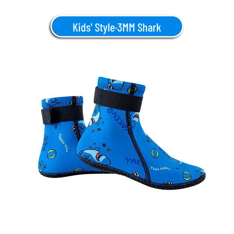 

Quick-Dry, Non-Slip Snorkeling Socks for Men & Women - Thickened, Anti-Scratch, Warm Beach & Surf Swim Socks 32-34 синий