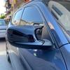 For BMW X1 E84 X3 F25 2010-2013 Car Sticker Rearview Side Mirror Cover Wing Cap Exterior Door Rear View Case Trim Carbon Fiber
