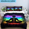 Chakra Balance Meditation 3pcs Bedding,Including 1pc Duvet Cover And 2pcs Pillowcases Perfect for Christmas,Ideal for Bedroom, Dormitory