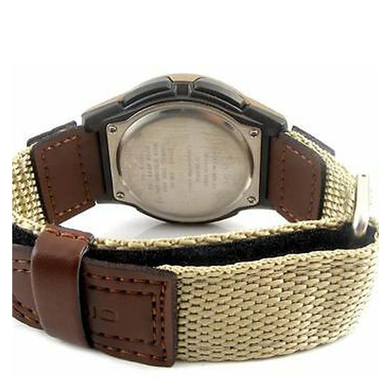 Casio G-SHOCK YOUTH Youth Series Fashionable Retro Classic Pointer Dual Display Quartz Movement Canvas Strap Japanese and Korean Watch AW-80V-5BVD