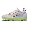 Nike Air VaporMax 2021 Flyknit Light Bone Lime Ice Women Sneakers White Ghost Black DC4112-003