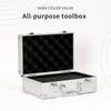 1pcToolbox Instrument Case Storage Box Suitcase Impact Resistant Case with Sponge ToolBox Portable Aluminum Safety Equipment
