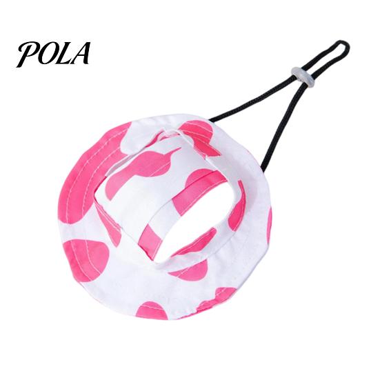 Pet Sun Hat Dog with Ear Holes, Wide Brim Protection Hat, Adjustable Small Drawstring for And Medium Dogs Outdoor Walking Hiking Holes