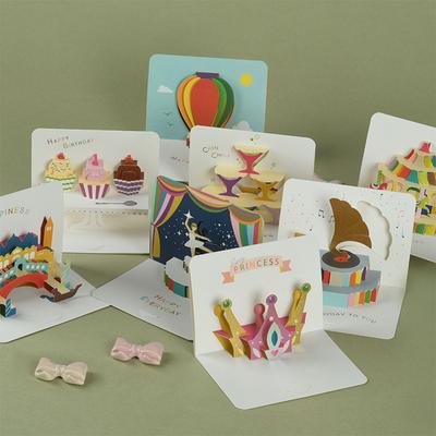 3D Pop Up Cards, 3D Greeting Cards, Handmade 3D Pop Up Holiday Postcards With Envelopes, Happy Birthday Cards For Friend Kids Fathers Mothers