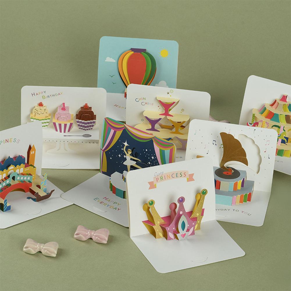 3D Pop Up Cards, 3D Greeting Cards, Handmade 3D Pop Up Holiday Postcards With Envelopes, Happy Birthday Cards For Friend Kids Fathers Mothers