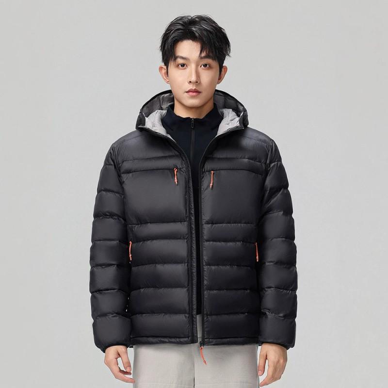Unisex Winter Hooded Down Jacket Lightweight Thick Warm Puffer Coat Outerwear