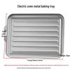 Small Rise Baking Pan: Household Oven Tray for Baking and Grilling