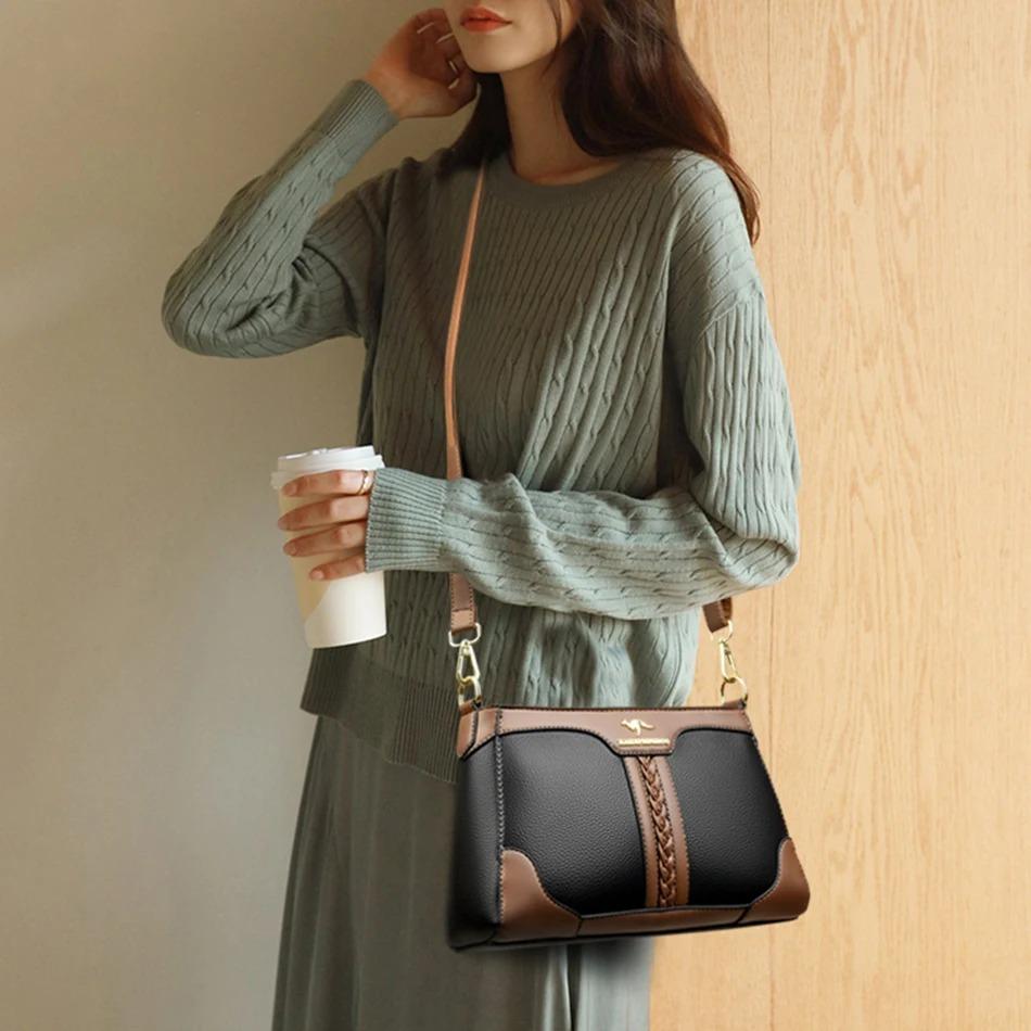 Luxury Handbag Women Bags Designer High Quality Soft Leather Messenger Bag Casual Women's Shoulder Crossbody Bags for Women
