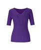 SOUP V-Neck Slim Crop Sleeve Knit (Oy5Skc1)