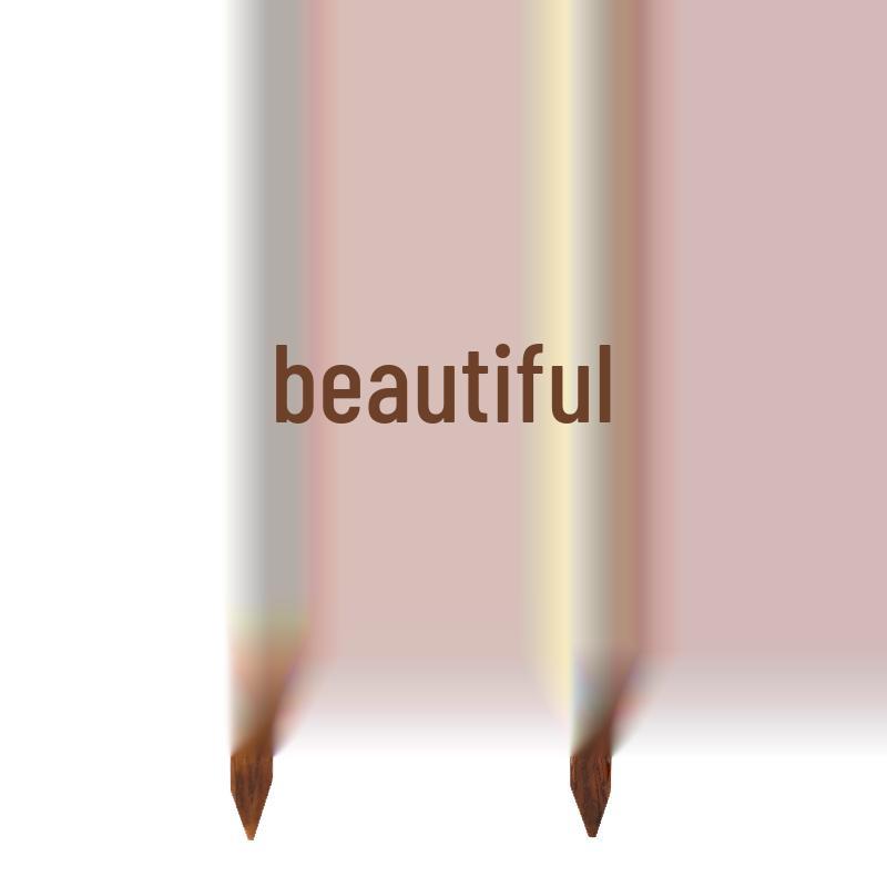 Carbonized Anticorrosive Wood Decorative Fence for Outdoor Gardens and Parks