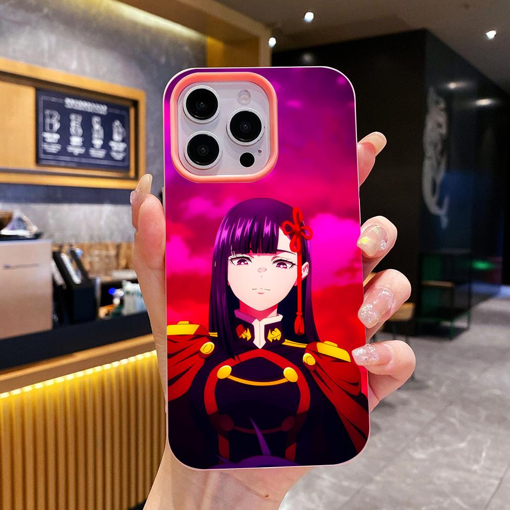 

Mato seihei Ren Yamashiro Jelly Double layer Pink Mobile Phone Case for iPhone 17 16 15 14 13 12 11 Air Pro Max Plus Protective iPhone 12 Pro