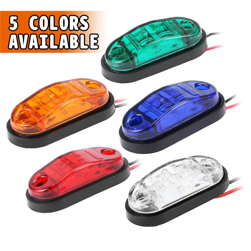 1 Pc/Pair 24v 12v Durable LED Side Marker Lights For Trucks Side Clearance Marker Light Clearance Lamp