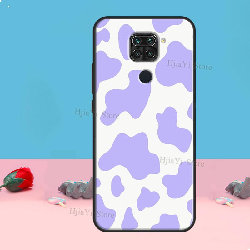 Cow Print Pattern Case For Redmi Note 8 9 10 11 12 Pro Plus 10S 11S 12S Cover For Redmi 9C 10A 10C 12C Coque