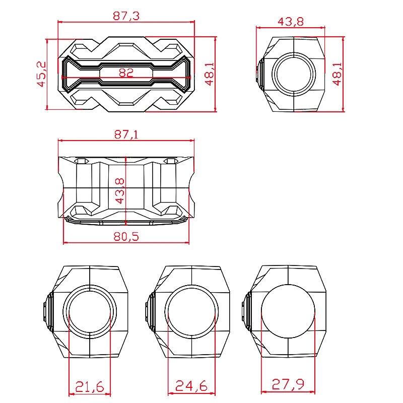 Pentru BMW R1250 GS HP R 1250 GSA Adventure HP R1250GSA Accesorii Motocicletă Protecție Bară Motor Motocicletă Blocuri de Protecție