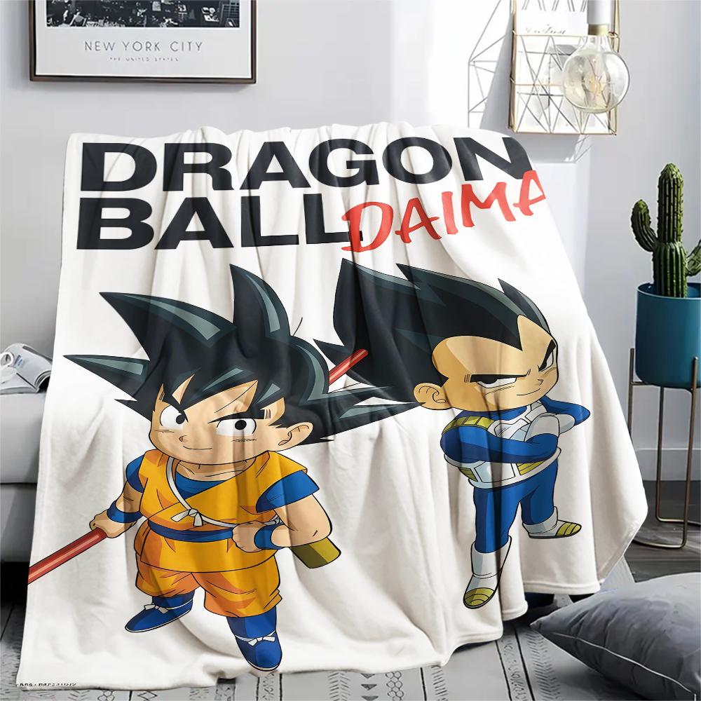 Dragon Ball Characters Print Flannel Blanket,High Quality Comfortable for All Seasons,Home Decor,Warmth and Comfort,Perfect for Christmas Gifts