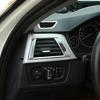2Pcs Carbon Fiber Style Car Side Air Conditioning Vent Cover Trim Frame Stickers For BMW 3 Series F30 2013 2014 2015 2016-2018