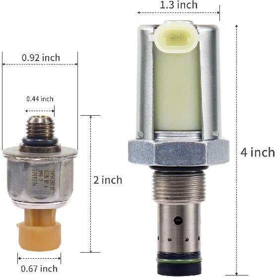 6.0 Powerstroke IPR Valve & ICP Control Sensor Kit Replacement for 2003-2010 Ford Super Duty F250 F350 F450 F550 E350 E450 Excursion Replaces