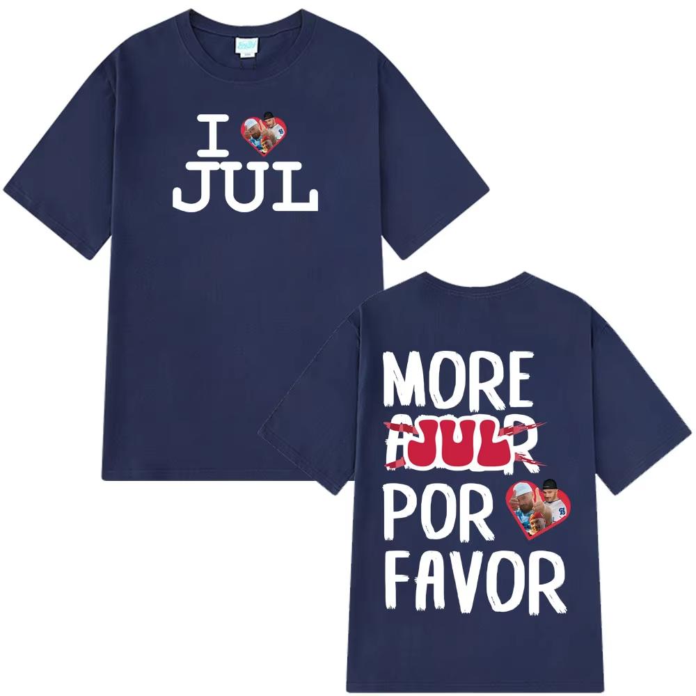 

French Rapper Vote JUL Fashion Graphics Tshirt Unisex Women Hiphop Tshirt Streetwear Unisexs Clothing Women 2026 Summer T Shirt S