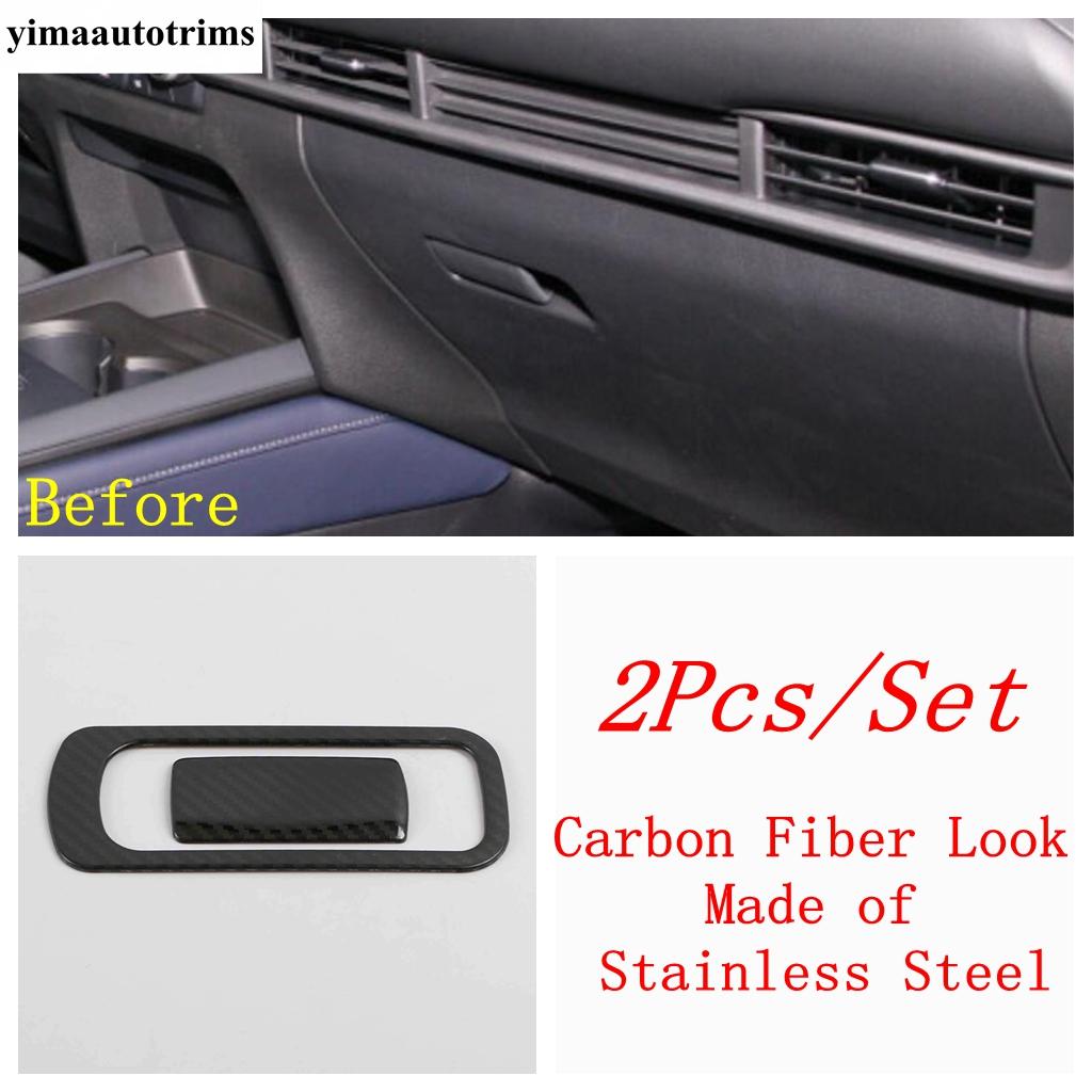 For Mazda 3  - 2025 / CX-30  - 2025 Glove Box Handle Sequ Decoration Cover Trim Stainless Steel Accessories Interior