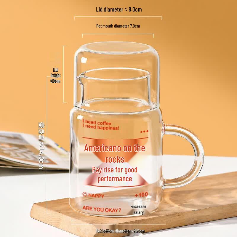 800ml High Borosilicate Glass Water Bottle with Straw 800ml
