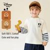 Disney Baby Boys' Faux Two-Piece Long-Sleeve Cotton T-Shirt