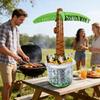 Easy To Carry Inflatable PVC Coconuts Tree Featuring Large Ice Storage For Outdoor And Pool Parties