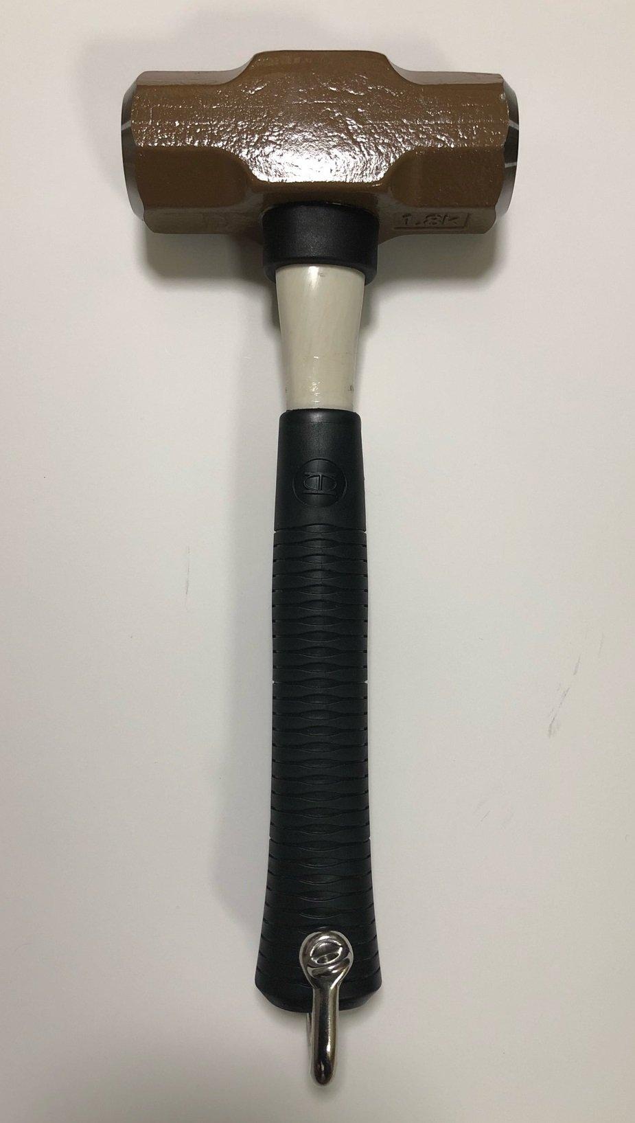 

Tsubaki Model Hammer Total Length 30cm with Shackle OHW-4G Double-ended 1.8kg