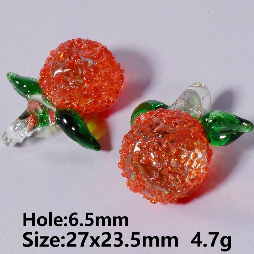 5/20 Stück/Los Verschiedene Früchte-Anhänger Erdbeere/Kirsche/Zitrone Anhänger Für Schmuckherstellung Großhandel Glasmaterialien Armbänder herstellen