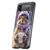 Animal Squirrel Phone Case For Samsung Galaxy Z Flip 7 6 5 4 3 5G Cover ZFlip7 ZFlip6 ZFlip4 ZFlip5 ZFlip3 Coque Fundas Galaxy Z